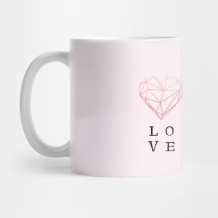 Love with heart Mug